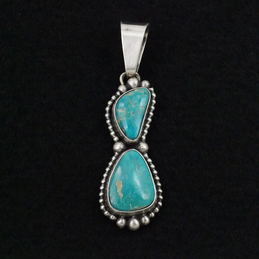 Darrin Livingston Turquoise & Sterling Silver Pendant