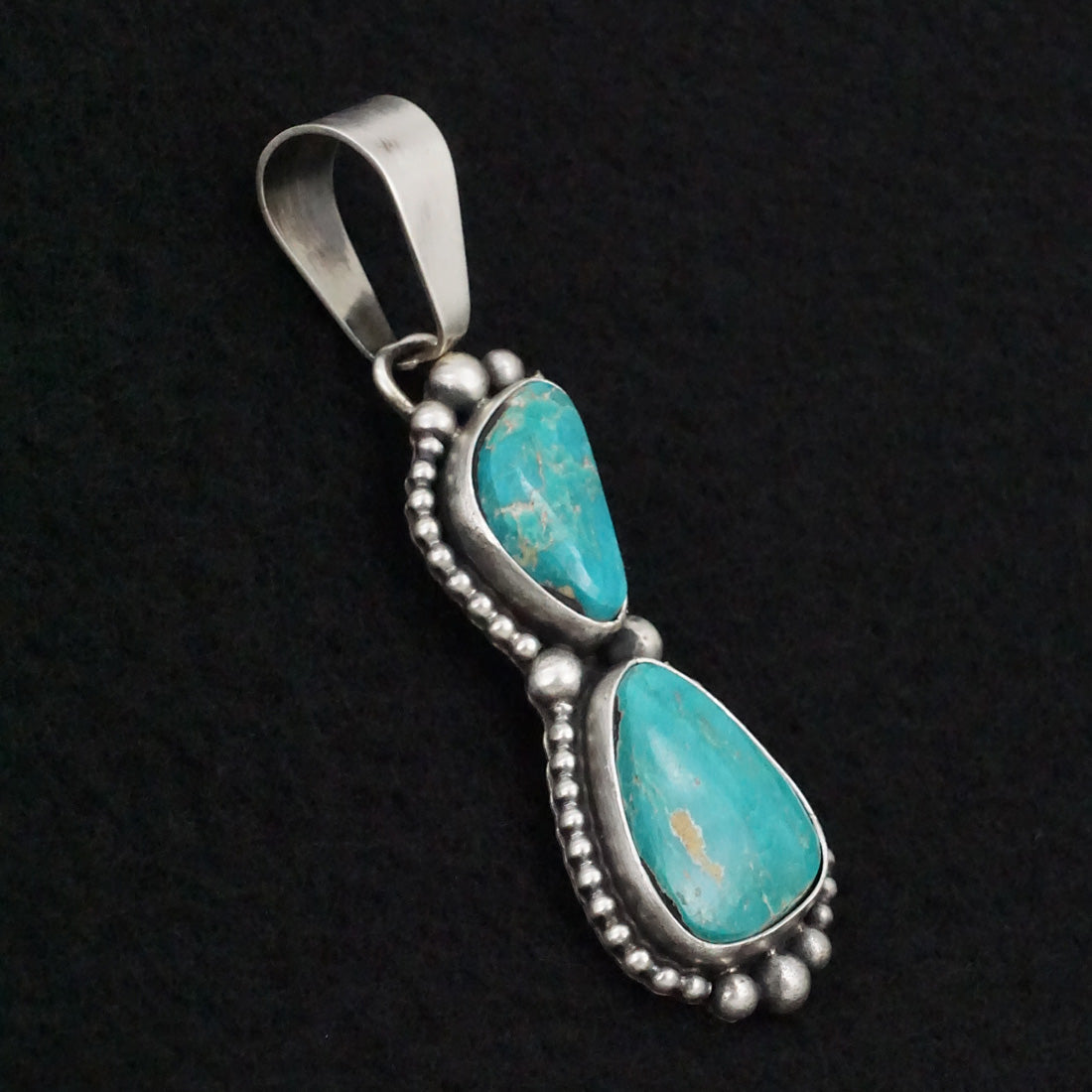 Darrin Livingston Turquoise & Sterling Silver Pendant