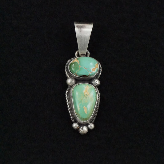 Darrin Livingston Turquoise & Sterling Silver Pendant