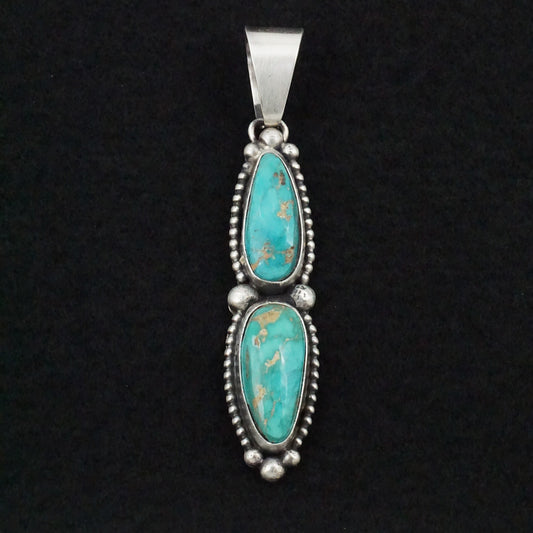 Darrin Livingston Turquoise & Sterling Silver Pendant