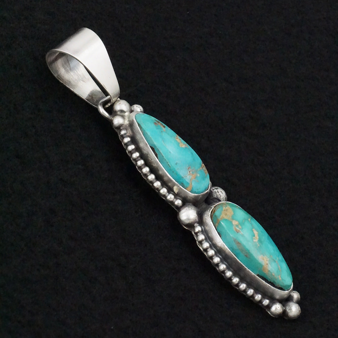 Darrin Livingston Turquoise & Sterling Silver Pendant