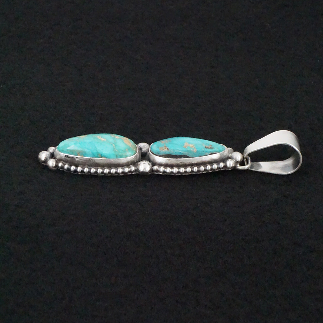 Darrin Livingston Turquoise & Sterling Silver Pendant