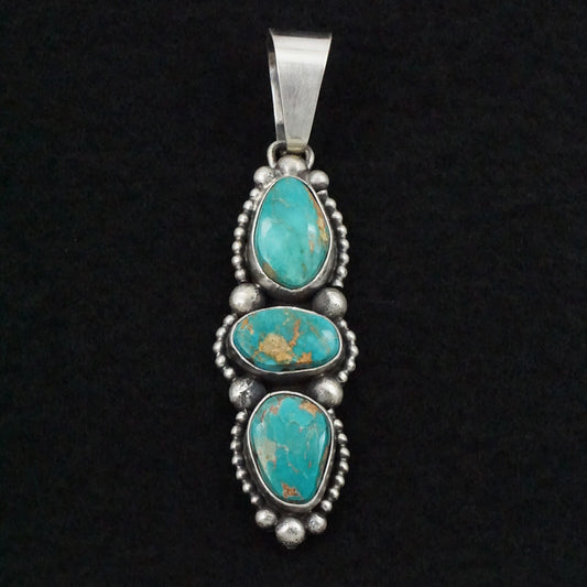 Darrin Livingston Turquoise & Sterling Silver Pendant