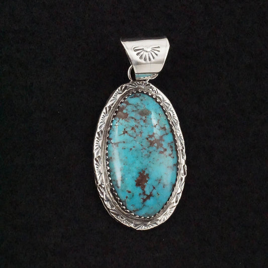 Ernest Hawthorne Turquoise & Sterling Silver Pendant