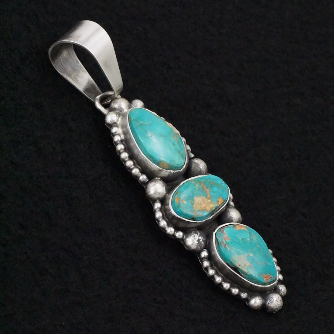 Darrin Livingston Turquoise & Sterling Silver Pendant