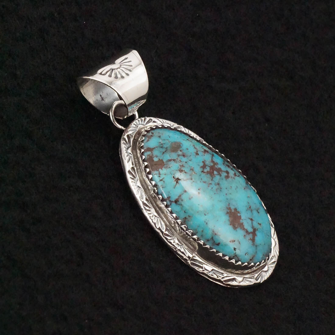 Ernest Hawthorne Turquoise & Sterling Silver Pendant