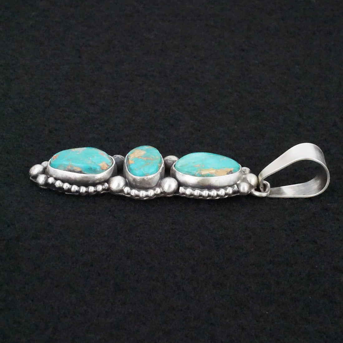 Darrin Livingston Turquoise & Sterling Silver Pendant