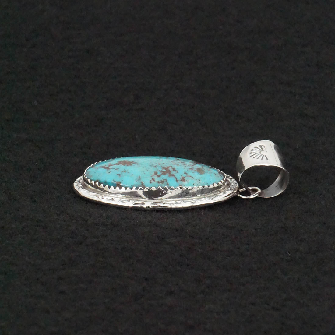 Ernest Hawthorne Turquoise & Sterling Silver Pendant