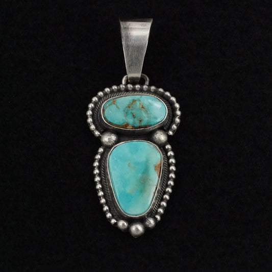 Darrin Livingston Turquoise & Sterling Silver Pendant