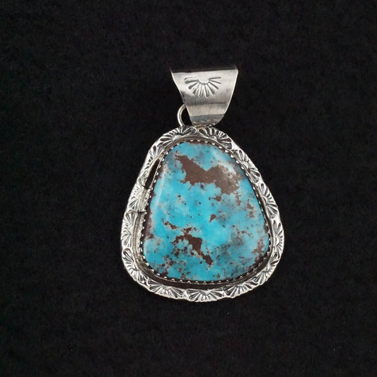 Ernest Hawthorne Turquoise & Sterling Silver Pendant