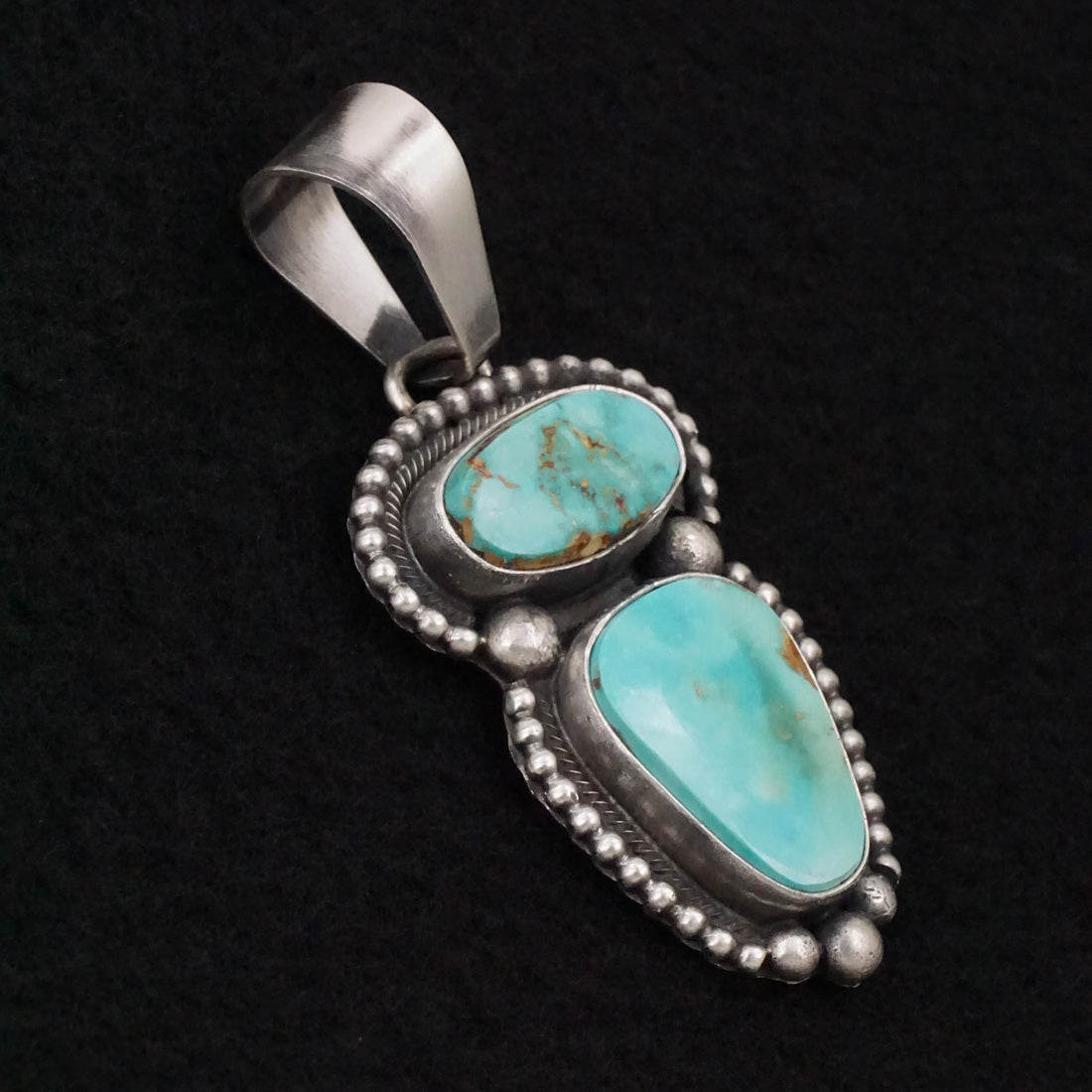 Darrin Livingston Turquoise & Sterling Silver Pendant