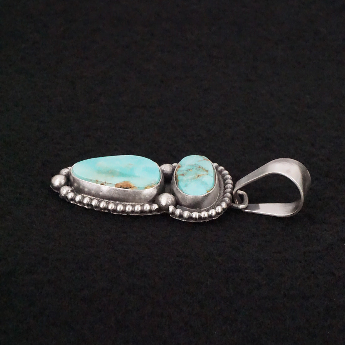 Darrin Livingston Turquoise & Sterling Silver Pendant