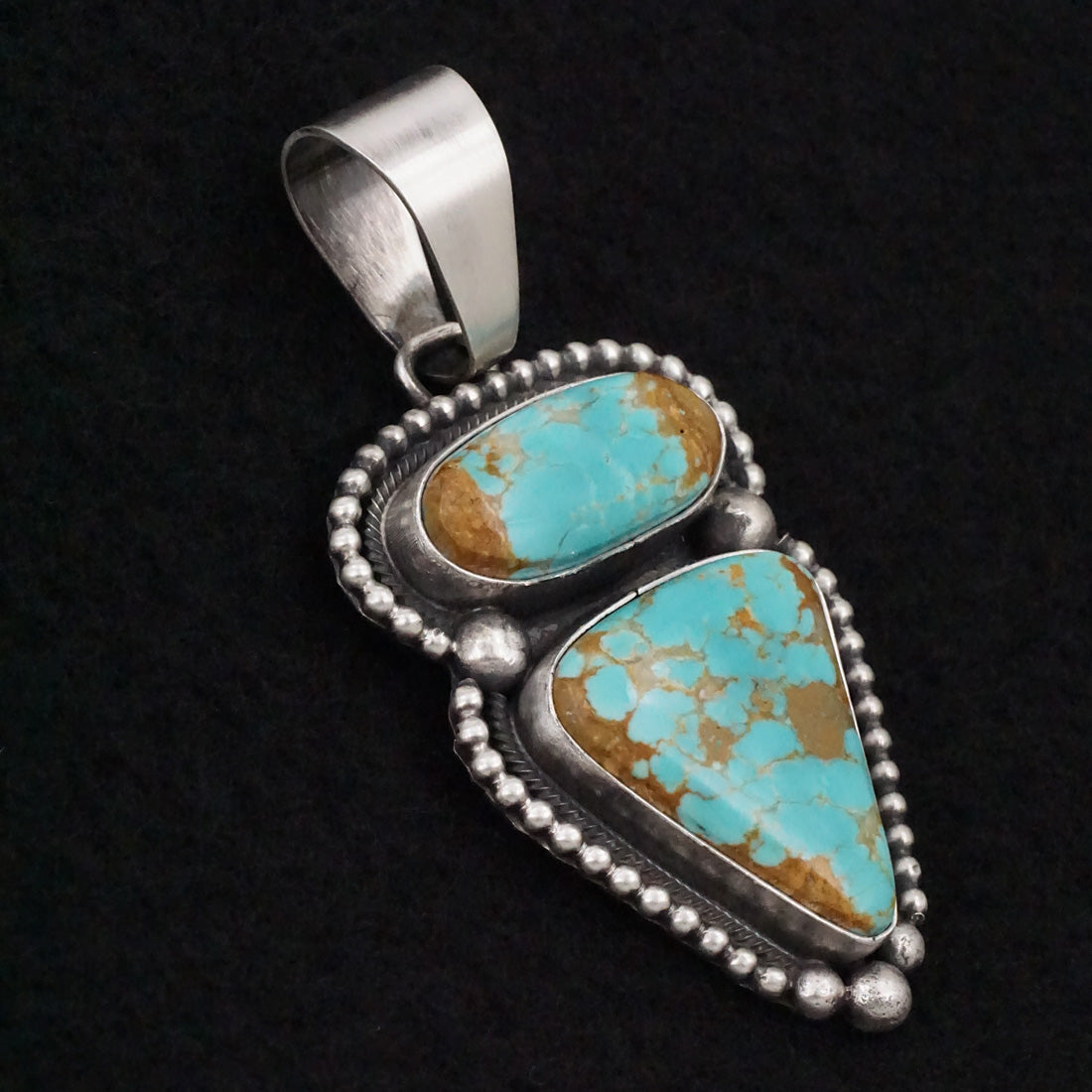 Darrin Livingston Turquoise & Sterling Silver Pendant