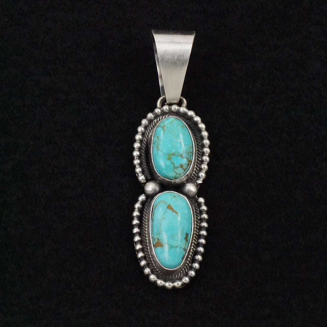 Darrin Livingston Turquoise & Sterling Silver Pendant