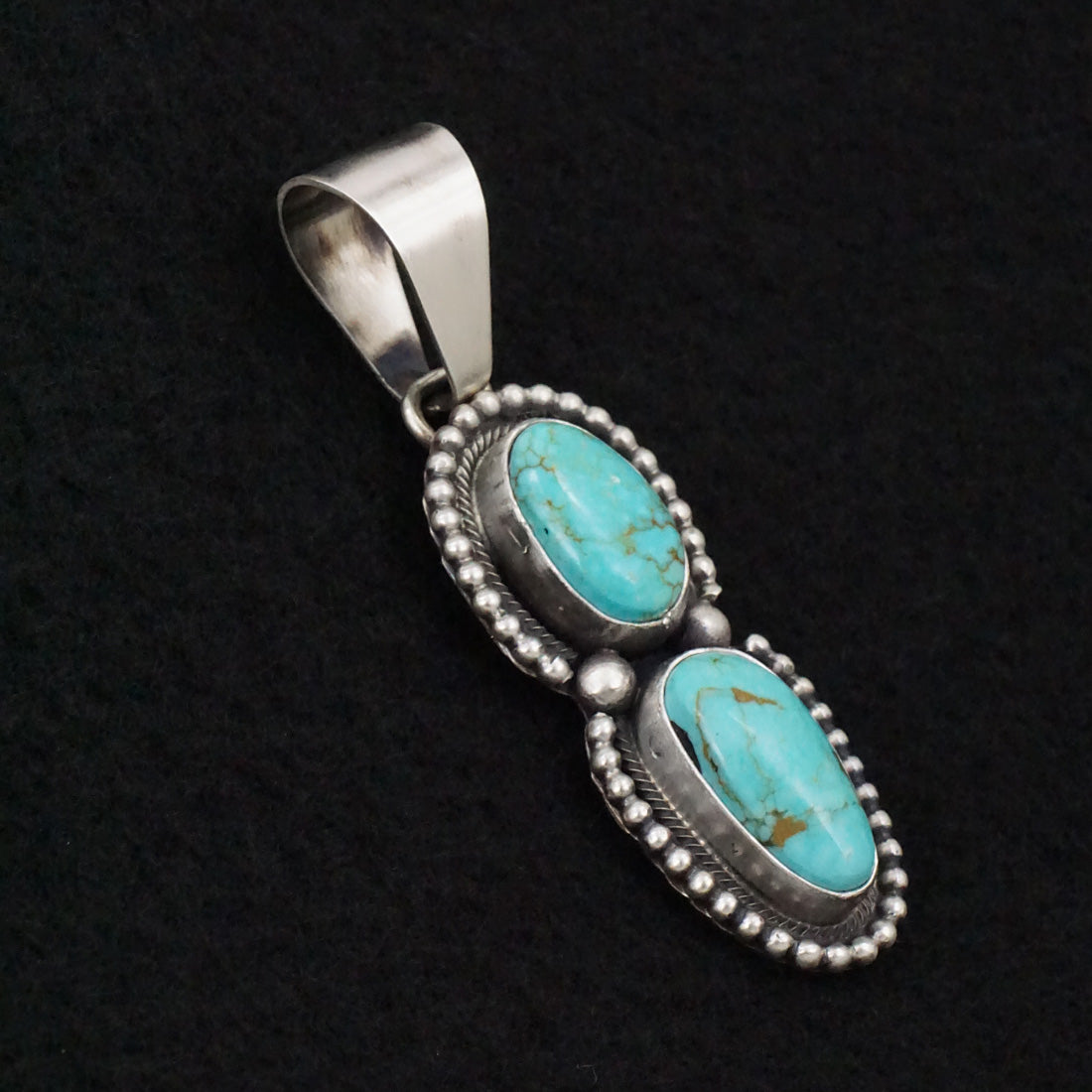 Darrin Livingston Turquoise & Sterling Silver Pendant