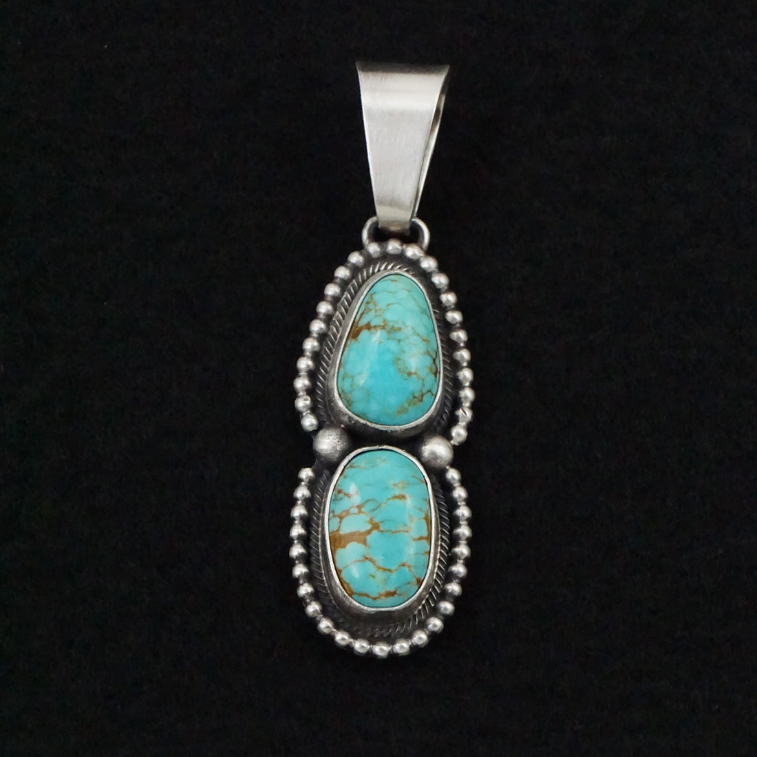 Darrin Livingston Turquoise & Sterling Silver Pendant