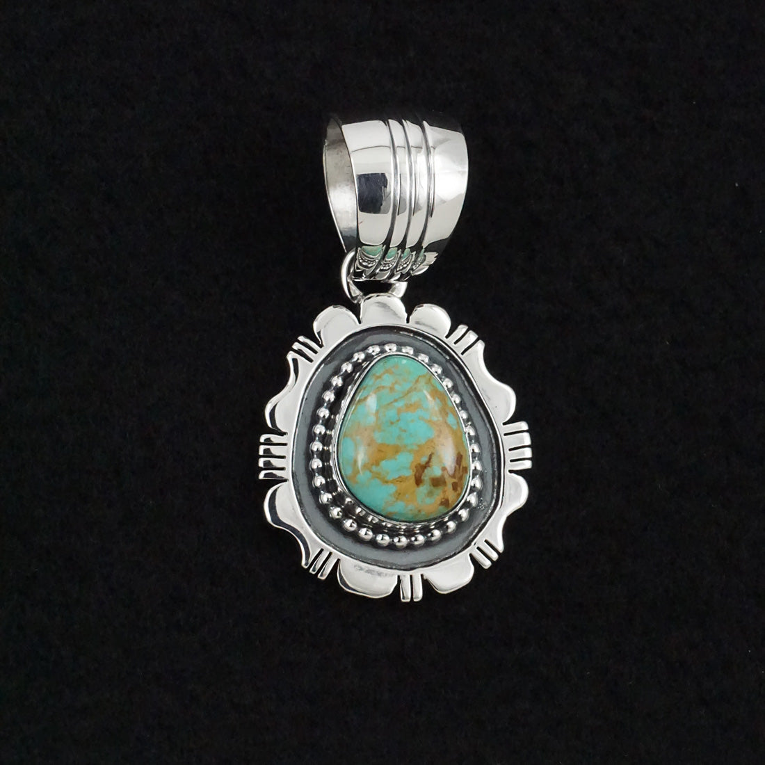 Randy Boyd Turquoise & Sterling Silver Pendant