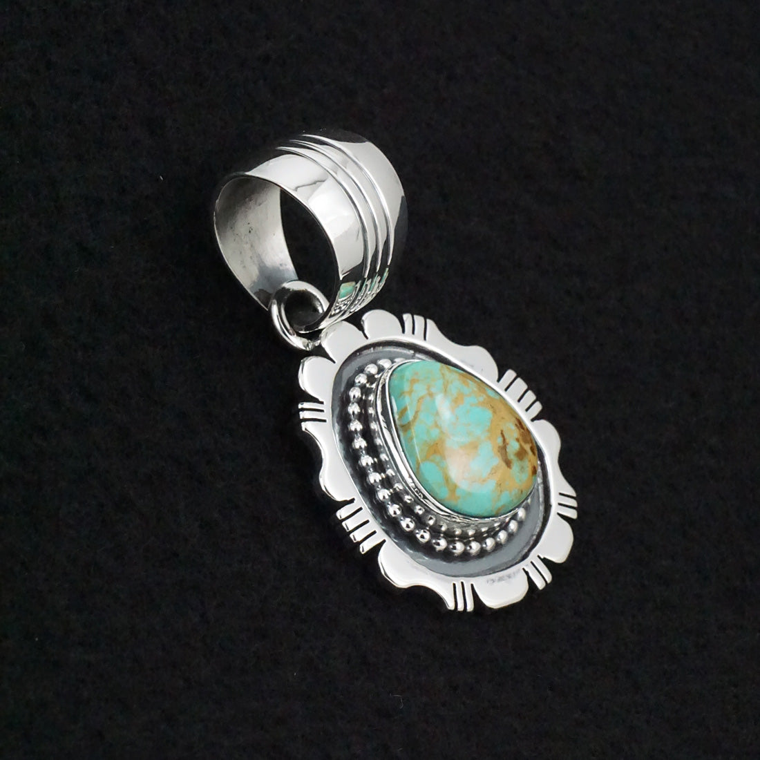 Randy Boyd Turquoise & Sterling Silver Pendant