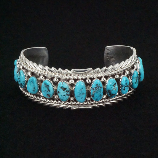 Anthony Brown Turquoise & Sterling Silver Bracelet