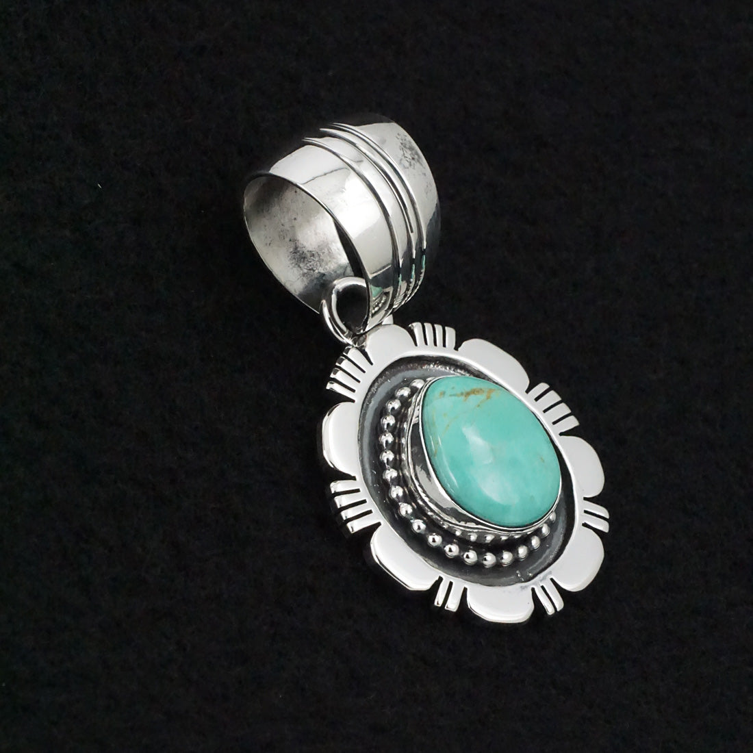 Randy Boyd Turquoise & Sterling Silver Pendant