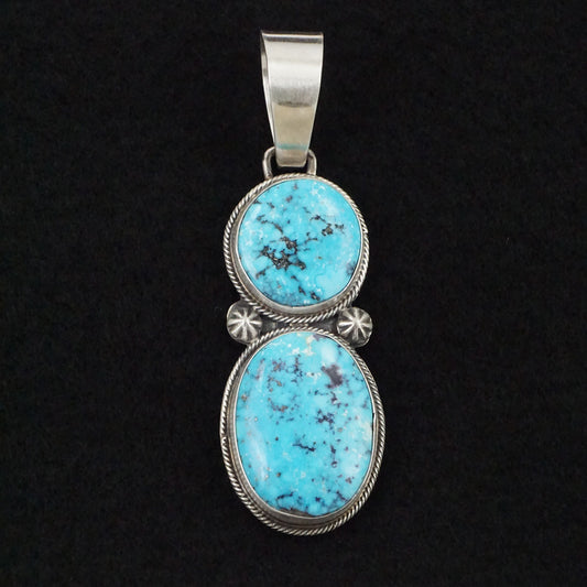 Bobby Johnson Turquoise & Sterling Silver Pendant