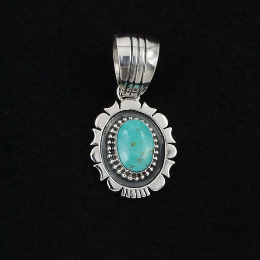 Randy Boyd Turquoise & Sterling Silver Pendant