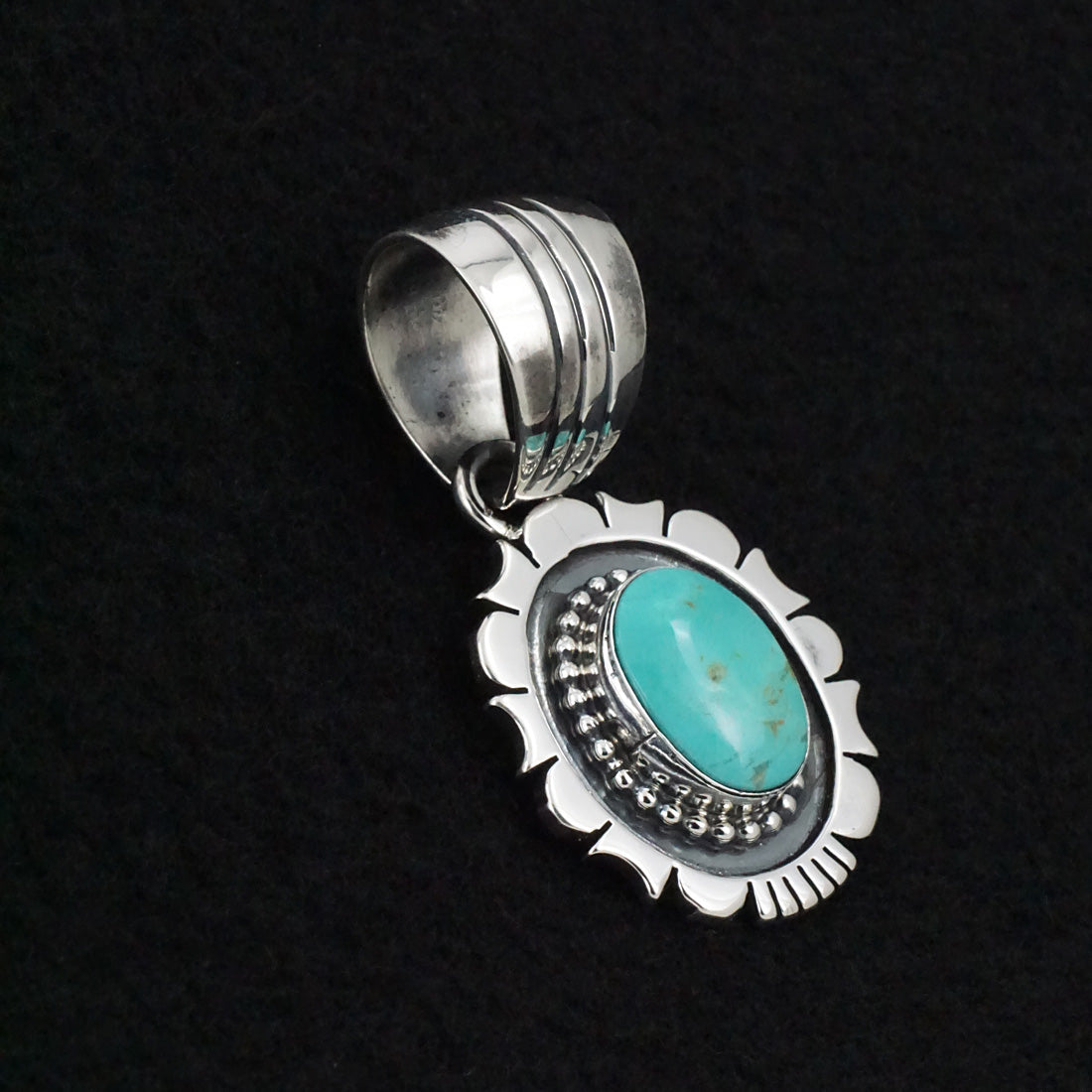 Randy Boyd Turquoise & Sterling Silver Pendant