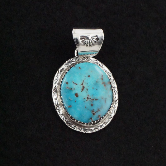 Ernest Hawthorne Turquoise & Sterling Silver Pendant