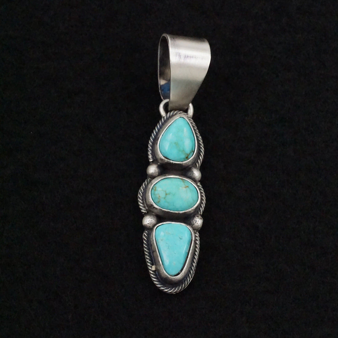 Darrin Livingston Turquoise & Sterling Silver Pendant