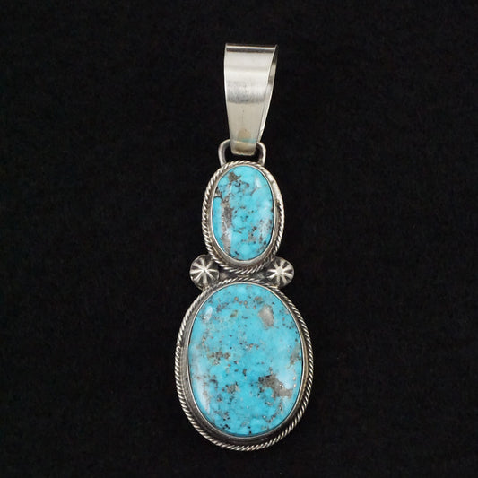 Bobby Johnson Turquoise & Sterling Silver Pendant