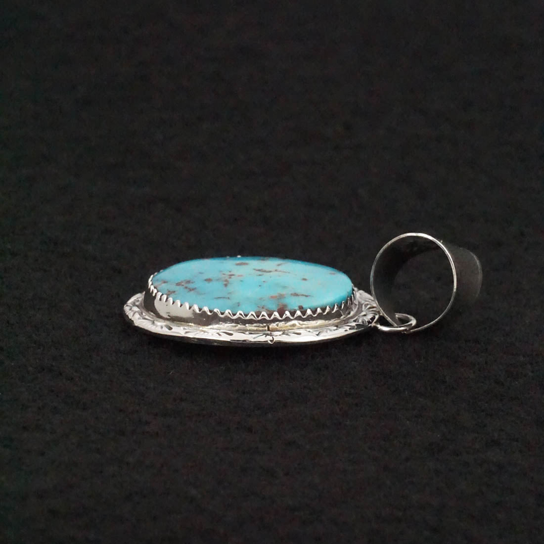 Ernest Hawthorne Turquoise & Sterling Silver Pendant
