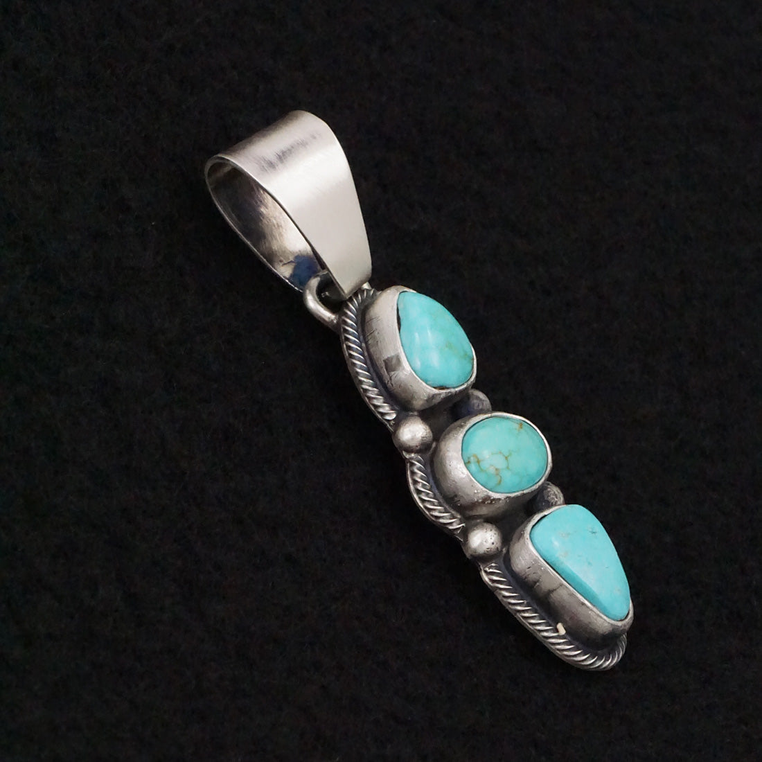 Darrin Livingston Turquoise & Sterling Silver Pendant