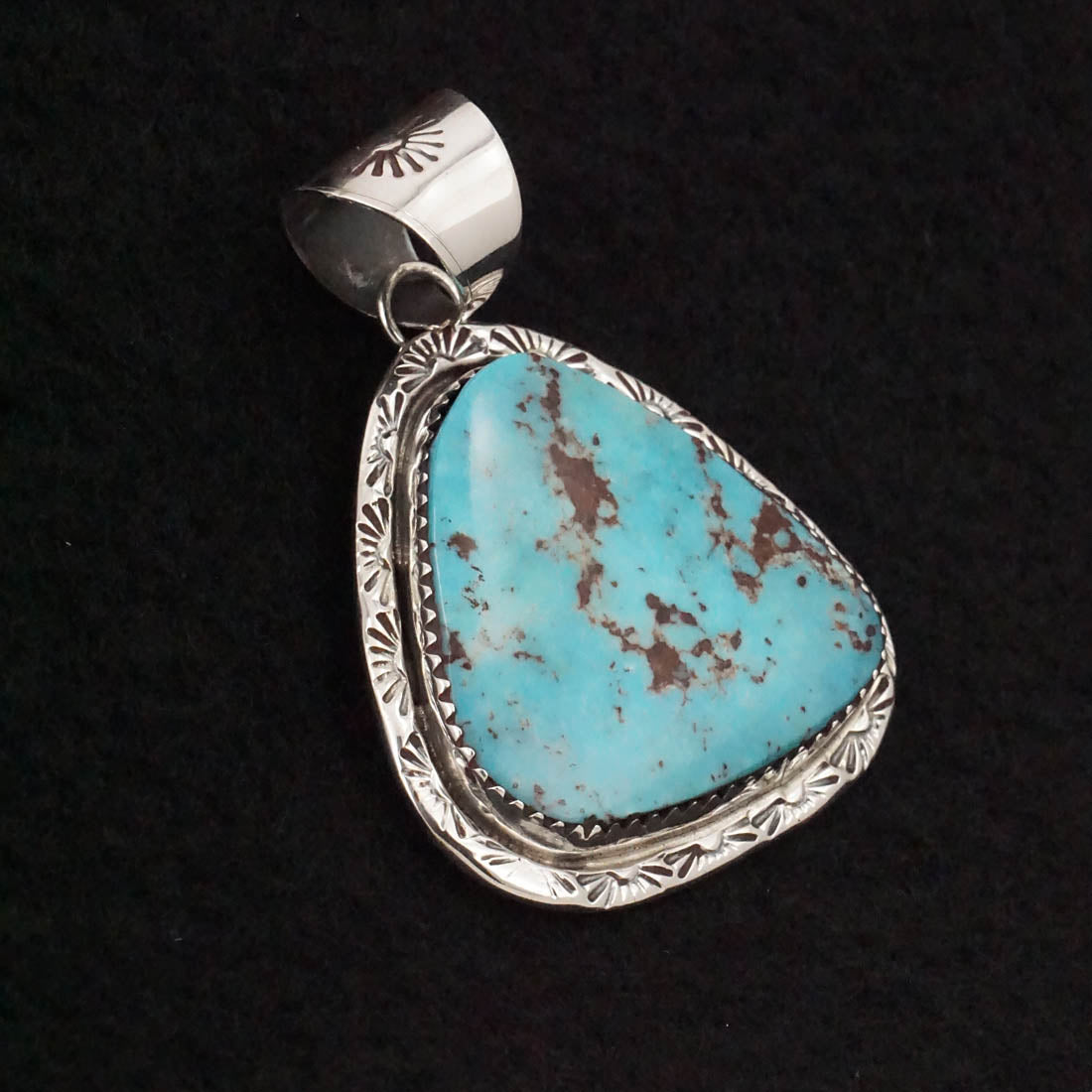 Ernest Hawthorne Turquoise & Sterling Silver Pendant