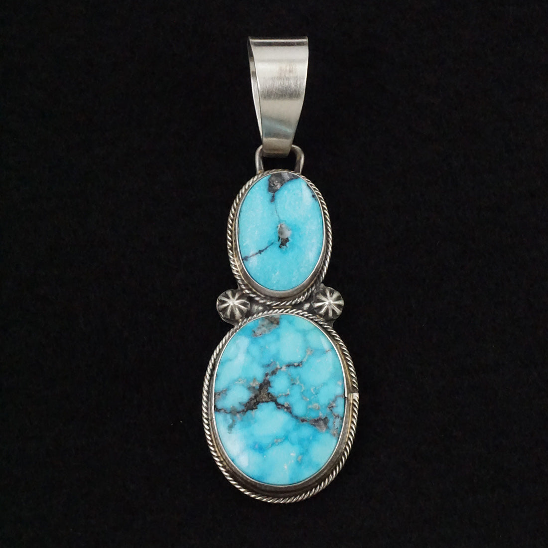 Bobby Johnson Turquoise & Sterling Silver Pendant