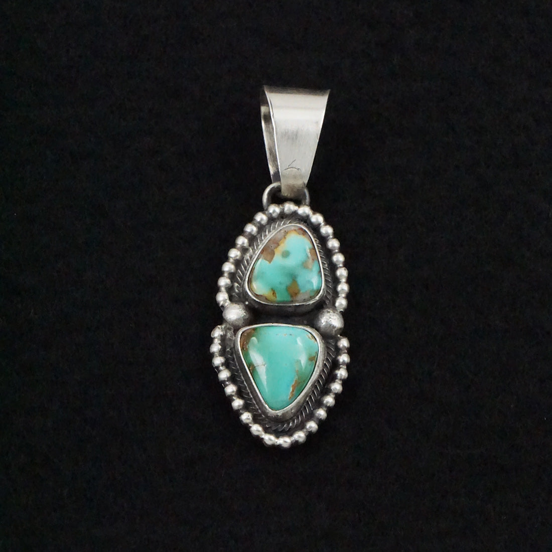 Darrin Livingston Turquoise & Sterling Silver Pendant