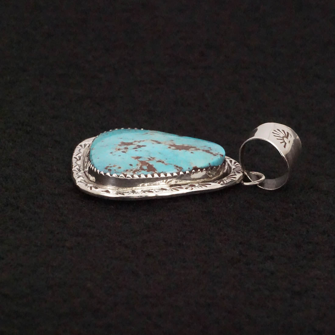 Ernest Hawthorne Turquoise & Sterling Silver Pendant