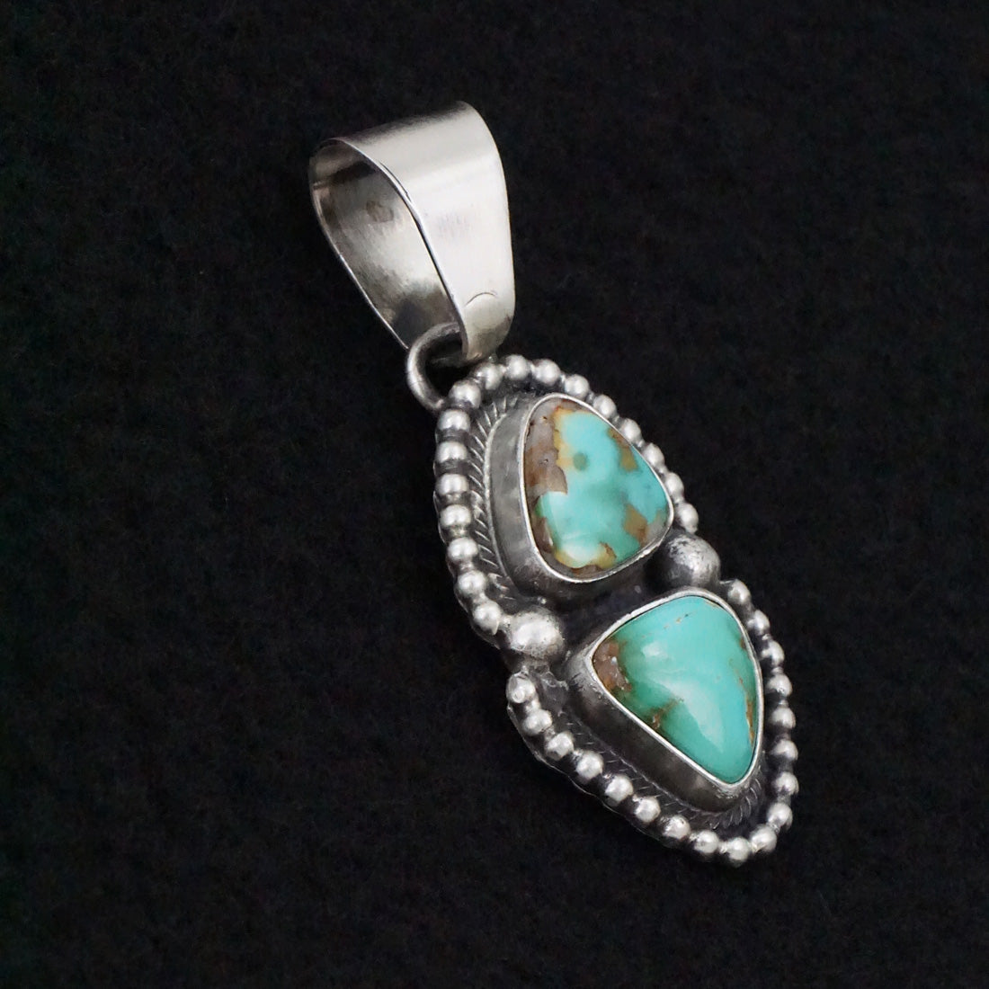 Darrin Livingston Turquoise & Sterling Silver Pendant