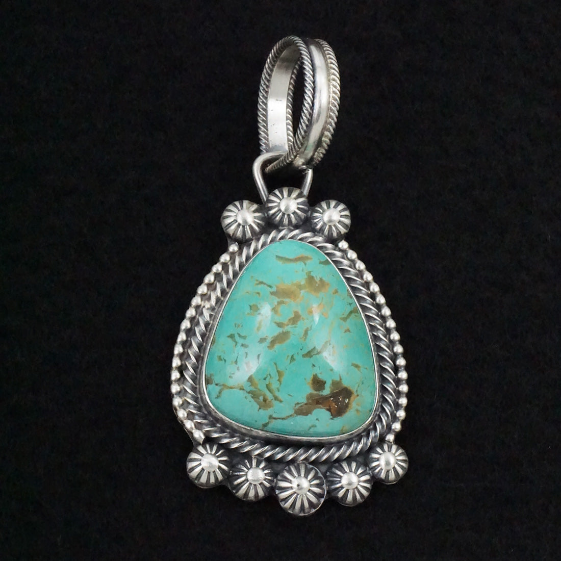 Kathleen Livingston Turquoise & Sterling Silver Pendant