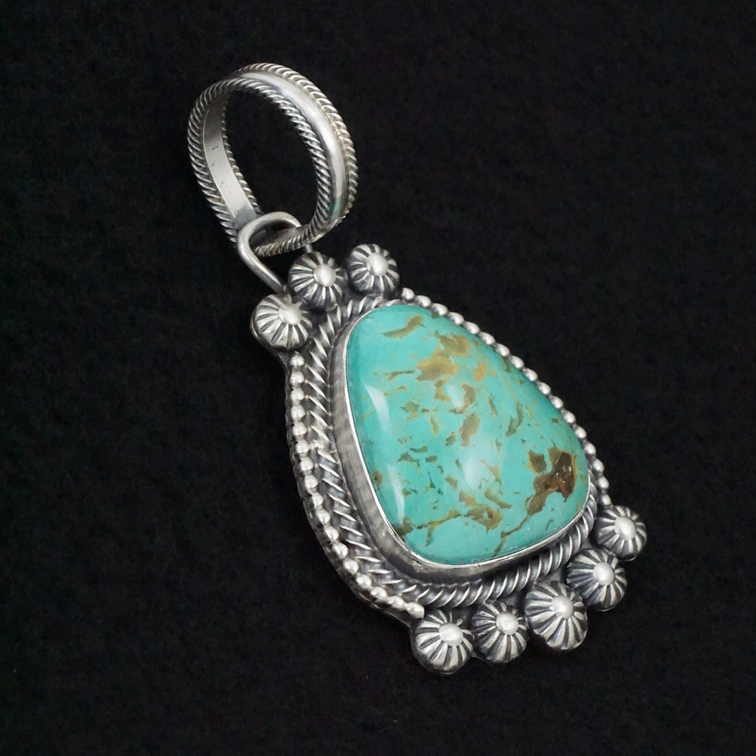 Kathleen Livingston Turquoise & Sterling Silver Pendant