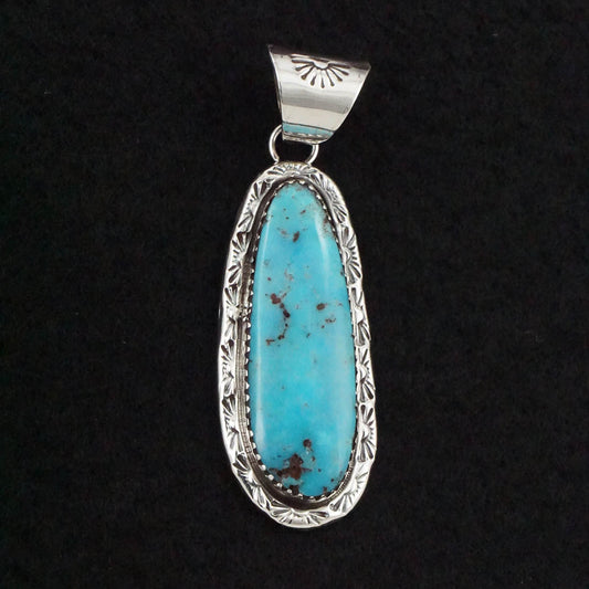 Ernest Hawthorne Turquoise & Sterling Silver Pendant