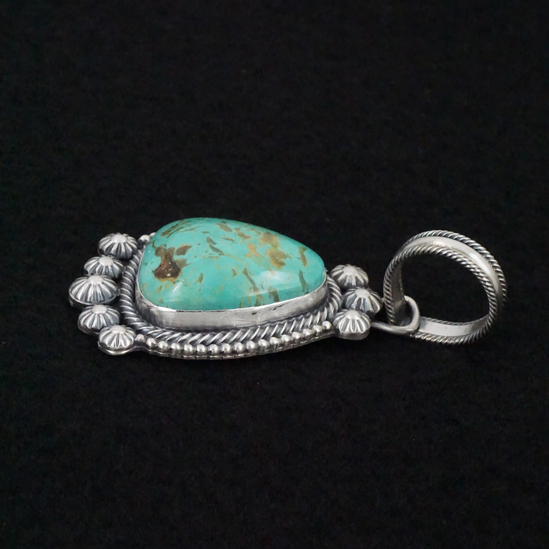 Kathleen Livingston Turquoise & Sterling Silver Pendant