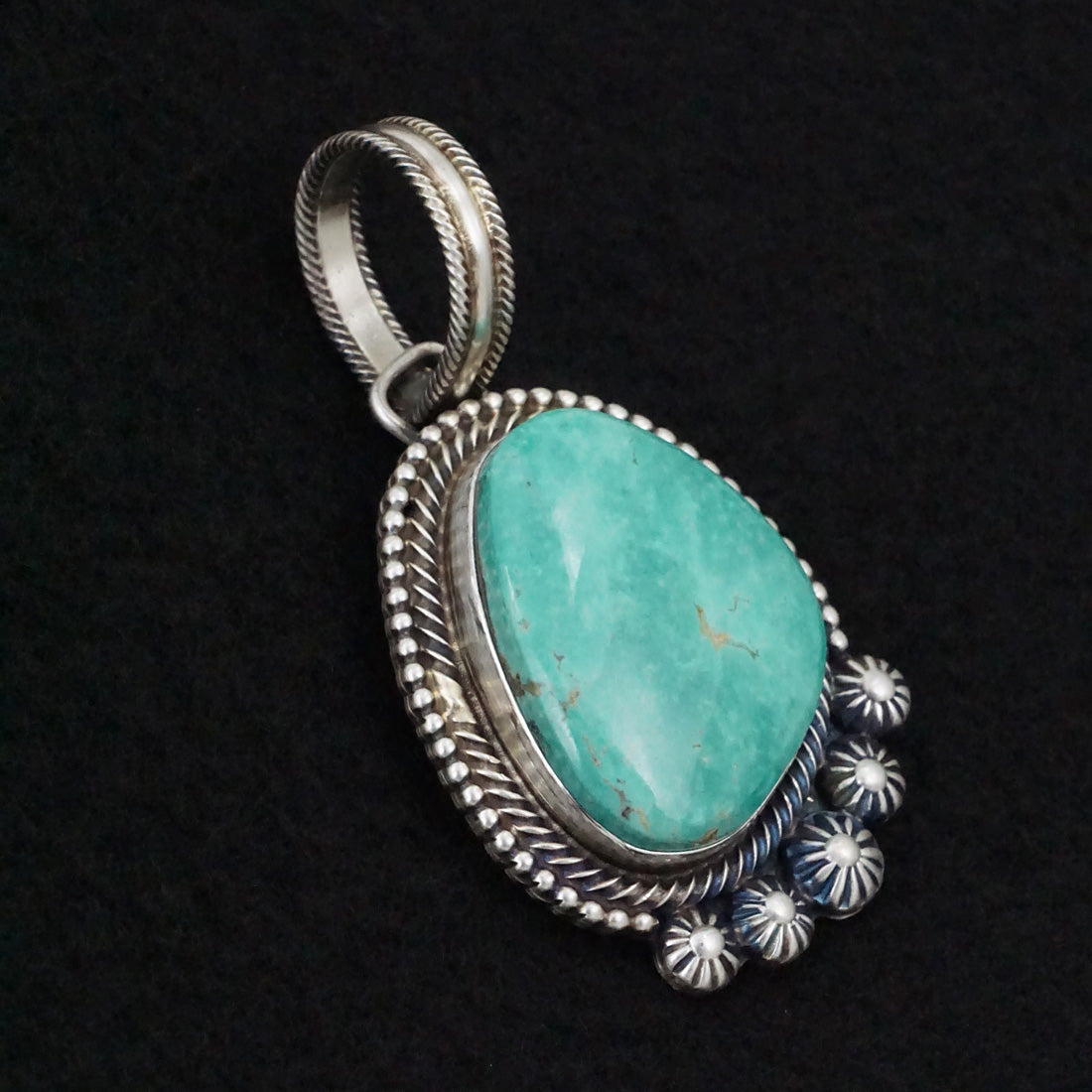 Kathleen Livingston Turquoise & Sterling Silver Pendant