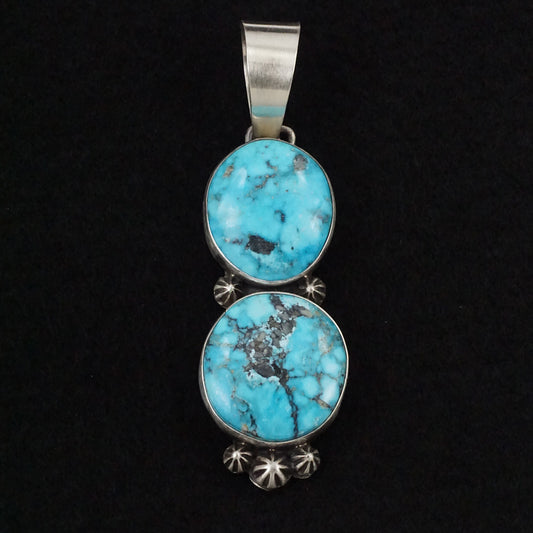 Bobby Johnson Turquoise & Sterling Silver Pendant