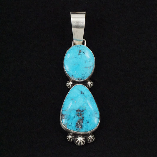 Bobby Johnson Turquoise & Sterling Silver Pendant