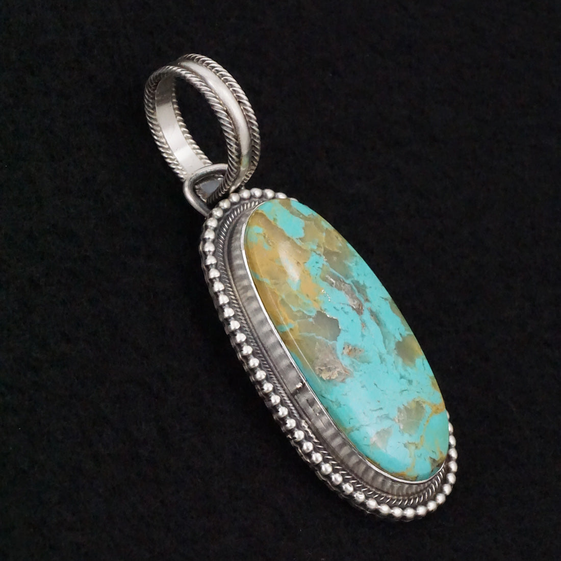 Kathleen Livingston Turquoise & Sterling Silver Pendant