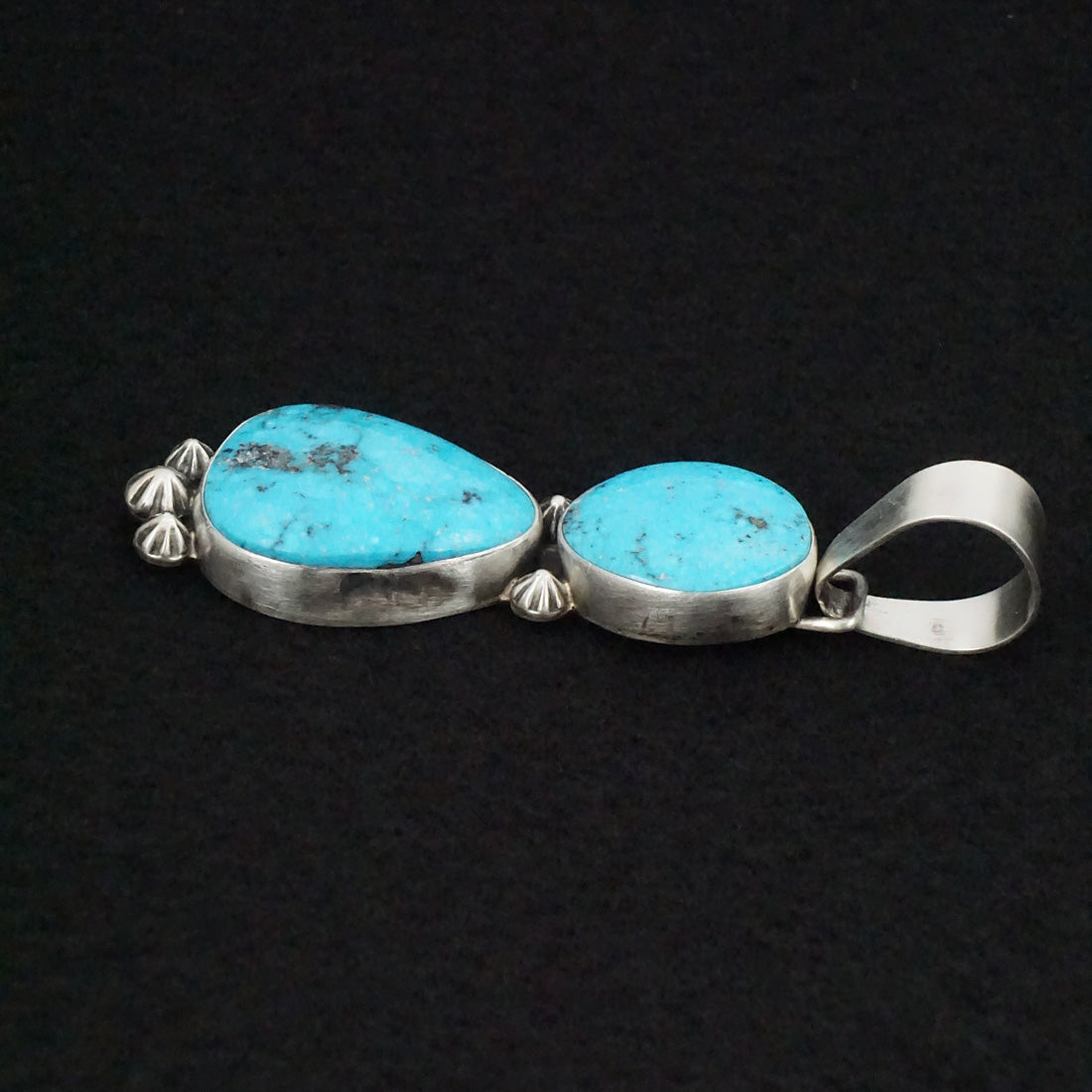 Bobby Johnson Turquoise & Sterling Silver Pendant