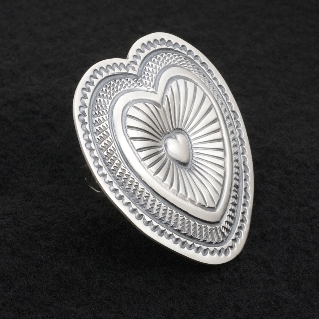 Arnold Blackgoat Sterling Silver Ring Adj.