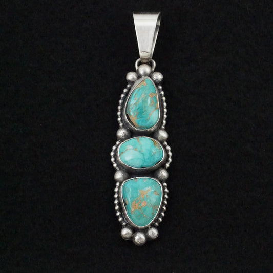 Darrin Livingston Turquoise & Sterling Silver Pendant