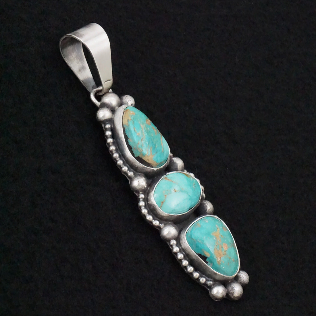 Darrin Livingston Turquoise & Sterling Silver Pendant