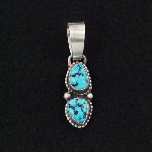 Bobby Johnson Turquoise & Sterling Silver Pendant